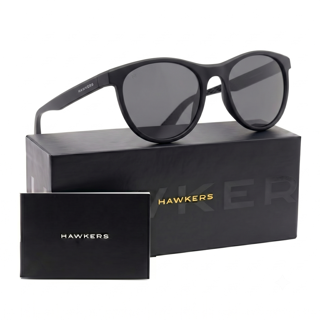 Lentes De Sol Polarizado Hawkers Trail  Black Dark 