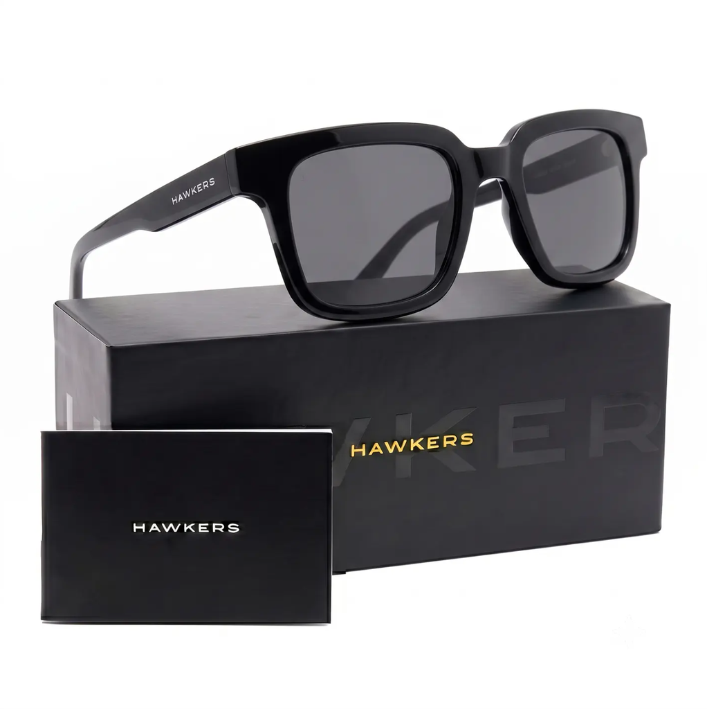 Lentes de Sol Hawkers Covent Black Dark Eco HCOV26BBR0