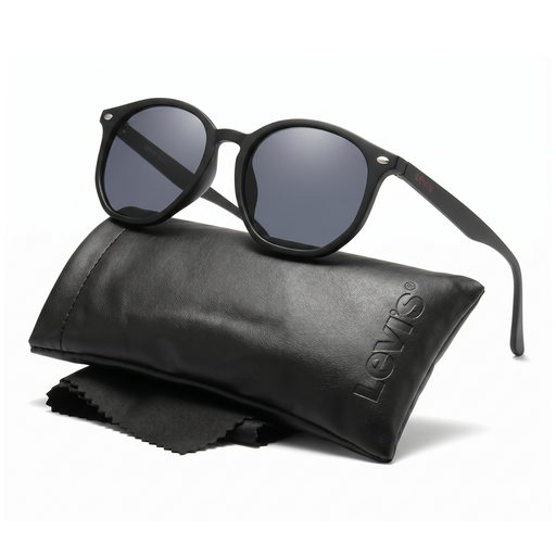 [1016426941674] Lentes de Sol Levis Outlook X14075 Negro Unisex - Talla 52mm