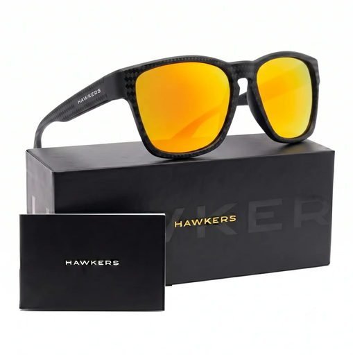 [8436617243516] Lentes De Sol Polarizado Hawkers Core Raw Carbon Fiber HCRA25NOTP
